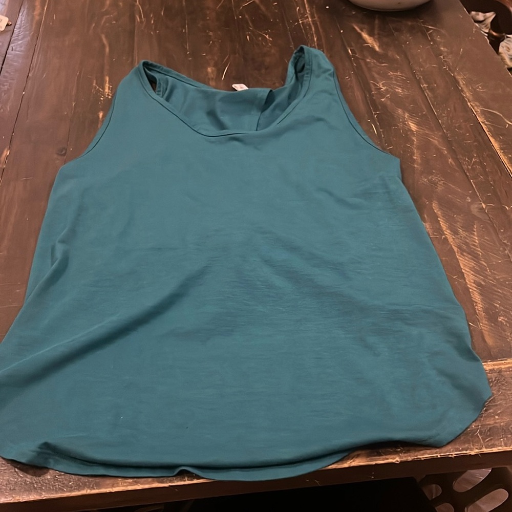 Teal tank top